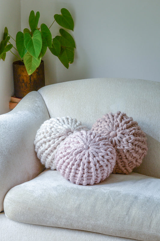 Chunky Knit Pillow