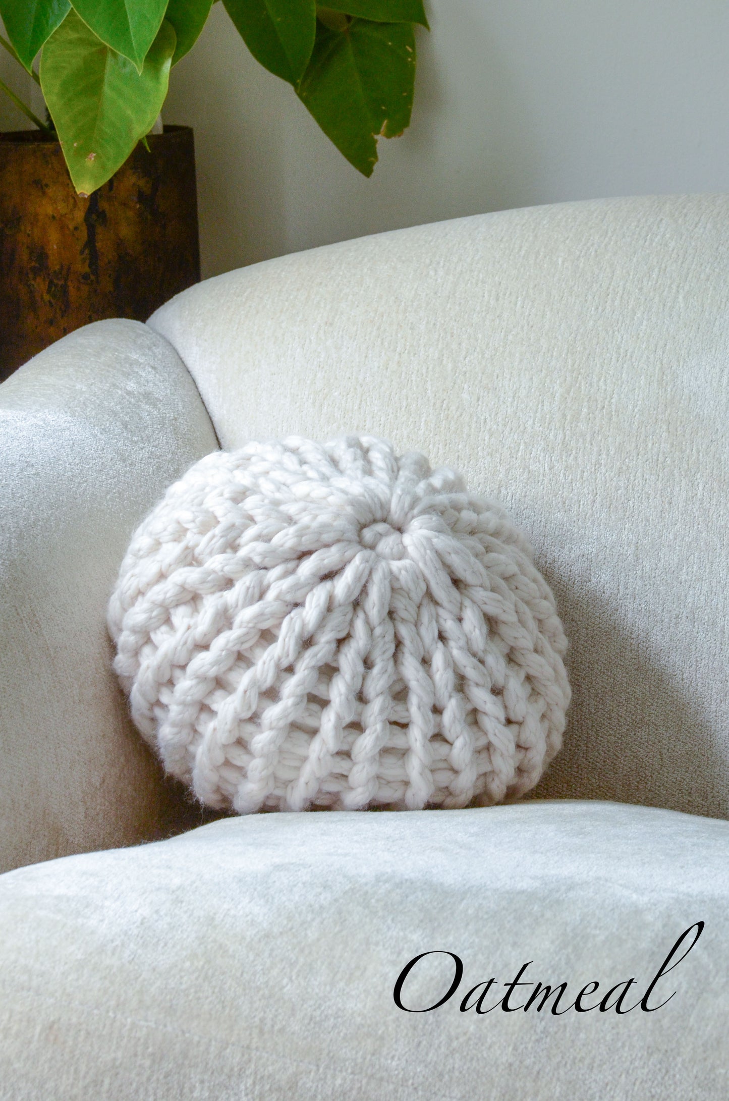 Chunky Knit Pillow