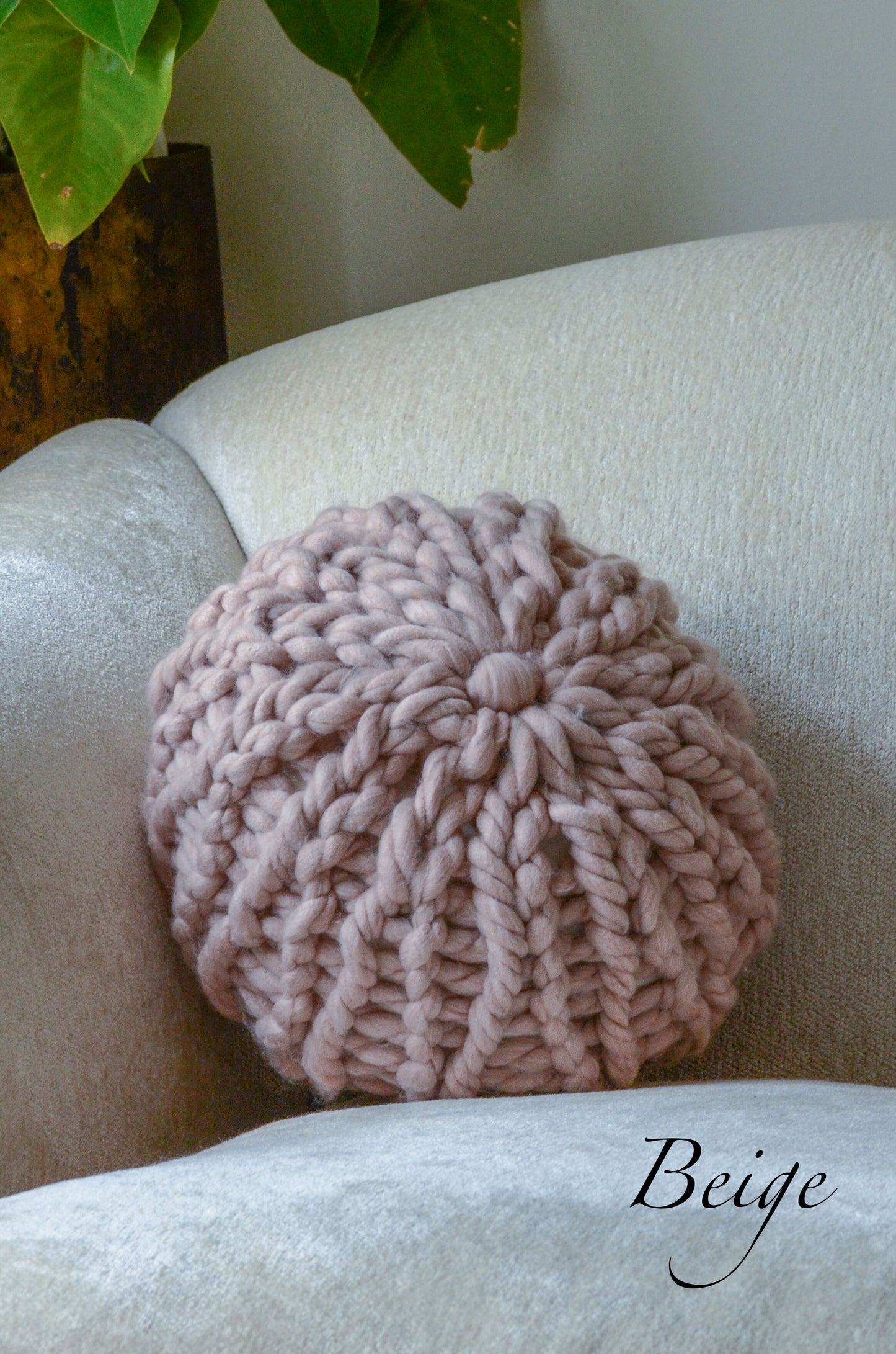 Chunky Knit Pillow