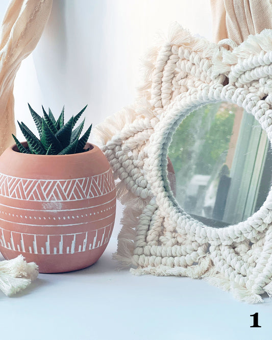 Macrame Mandala Mirror